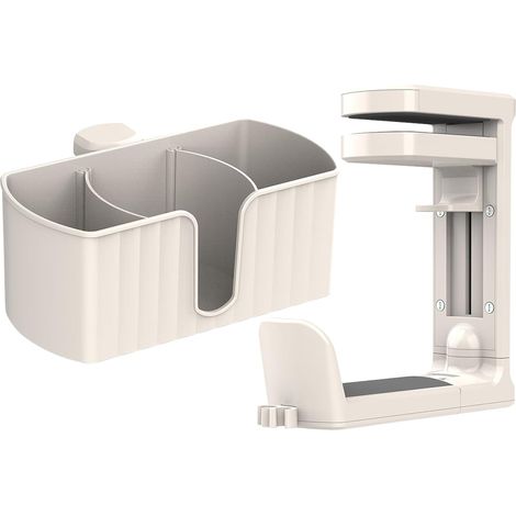 Porte-gobelet à pince pour bureau Support mural à pince Porte-tasse Pour bureau, téléphone, manette, casque, stylo, table, comptoir, bureau à domicile (1/5)