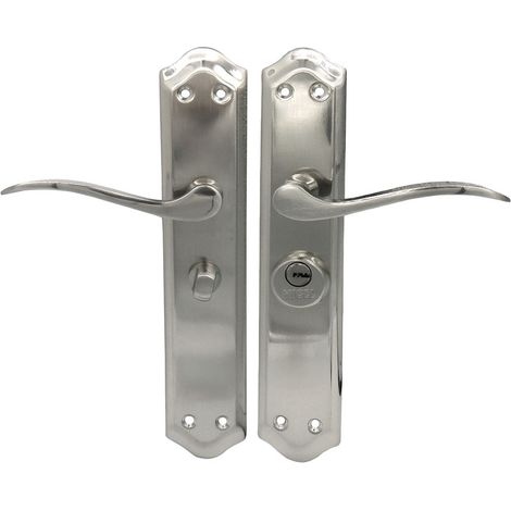 Maniglia con chiave modello 202 destra acciaio nickel satinato 47 mm