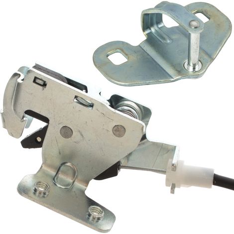 Kit de 2 pièces comprenant : verrou de porte arrière gauche inférieur + tige + boulon pour Fiat Ducato III (à partir de 2006) (1/5)