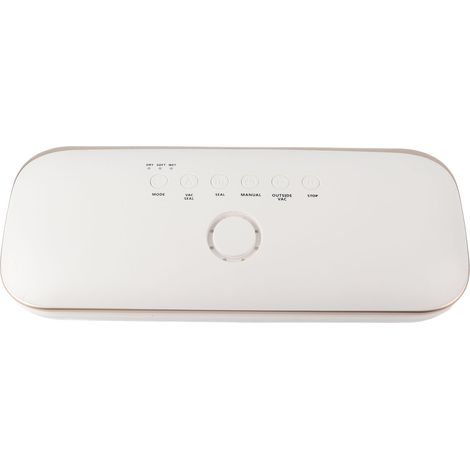 Machine de mise sous vide pour aliments, machine de conservation, machine d'emballage, petite machine à emballer les en-cas pour la maison, machine sous vide commerciale blanche, norme européenne 220 (1/5)