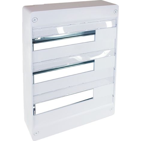 Coffret RxPro - 54 modules - 3 rangées de 18 modules - Eur'Ohm