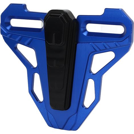 Cache de pompe de frein à disque avant et cache de protection d'étrier de frein pour moto, en alliage d'aluminium, compatible avec les modèles R15 V3 2017-2021, bleu. (1/5)