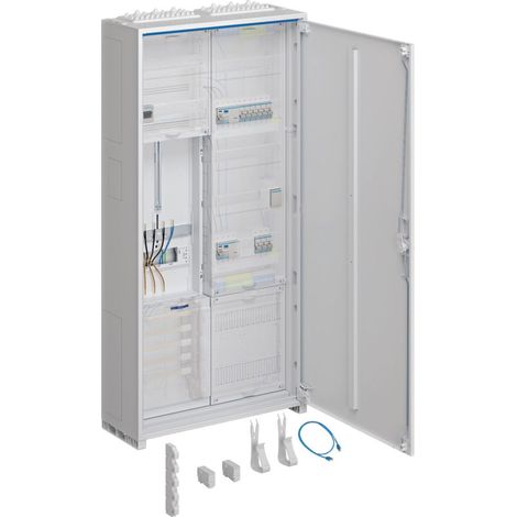 hager Komplettschrank universZ 1100x550x205mm SchutzklasseII IP44 1ZP/VF-5rh/APZ 2feld