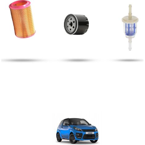 Kit tagliando 3 filtri compatibile con Ligier Be-Up 500 15kw dal 2001 (1/4)