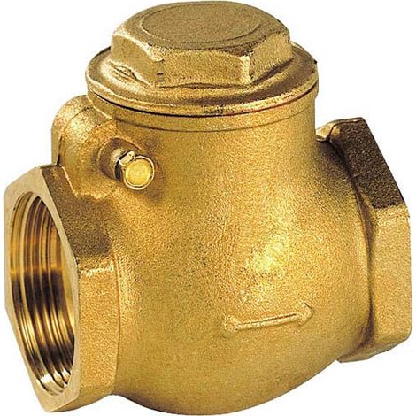 Clapet à battant laiton horizontal femelle-femelle 33-42