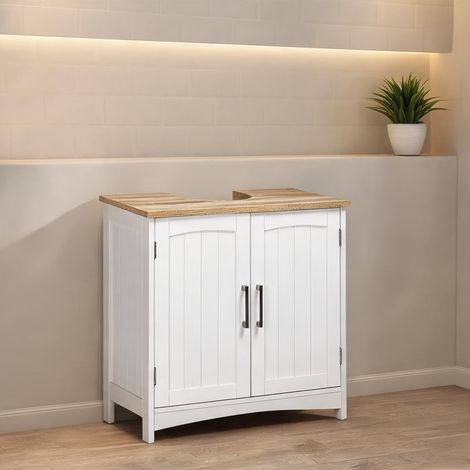 Meuble de salle de bain blanco en MDF 60 x 33 x 60 cm (1/5)