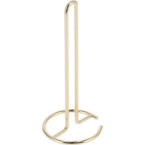 Porte-serviettes en papier métal design moderne, support rouleau essuie-tout pour cuisine salon table basse (1/5)