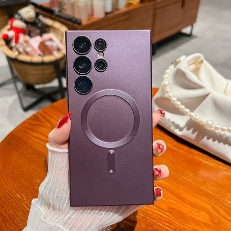 (Violet pour filtre Z 4) Étui de protection magnétique à chargement sans fil, étui souple givré (1/5)