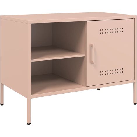 Maison Exclusive - TV-Schrank Rosa 68x39x50,5 cm Stahl