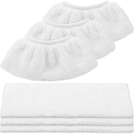 Mikrofasertuch-Set kompatibel mit Kärcher EasyFix Dampfreiniger SC2, SC3, SC4, SC5 (3 für die Bodendüse) (1/5)