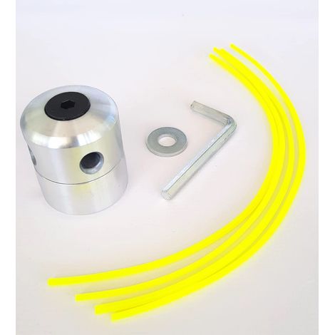 Testina universale in alluminio per decespugliatore con blocco facile (1/3)