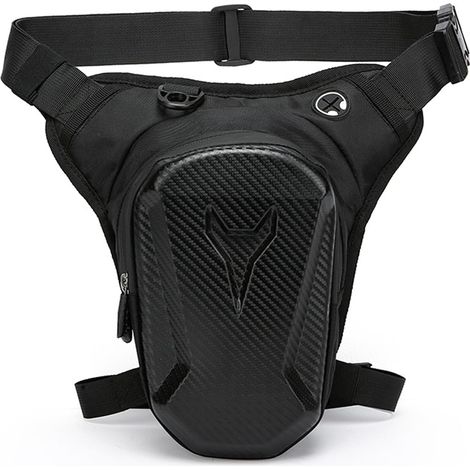 Sacoche de Jambe Moto Réglable, Imperméable Sac de Jambe Moto pour Homme et Femme, Multifonctionnel Sacoche Cuisse avec Poche Extensible, pour Cyclisme, Randonnée, Pêche, Camping (1/5)