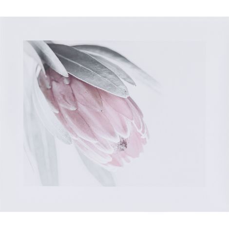 Rahmenloses Wandbild mit rosa Blumen auf Leinwand für Schlafzimmer, Wohnzimmer, Büro und Küche (1/5)