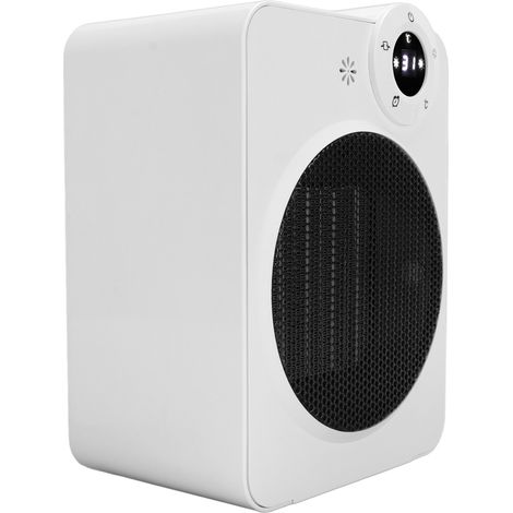 Chauffage pour niche pour chien, chauffage rapide, 3 vitesses, silencieux, grand angle, mini chauffage d'appoint avec télécommande pour air chaud et air frais. (1/5)