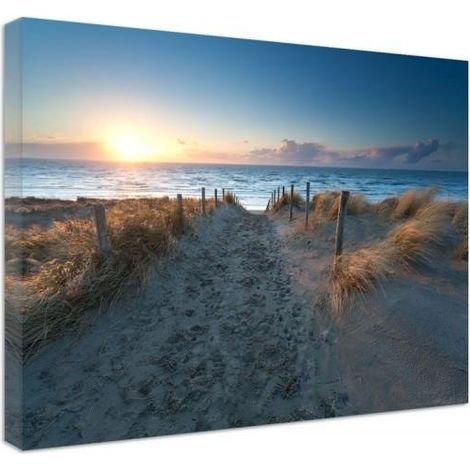 Stampa su tela, Tramonto sul mare - 120x80 (1/4)