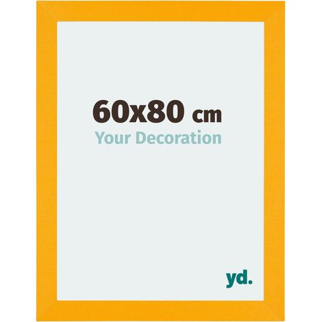 Cadre Puzzle 60x80 cm - cm - Jaune - MDF - Mura. (1/5)