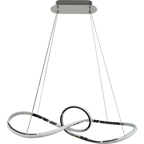 Lámpara colgante LED Marco Chrome de 42 W (1/5)