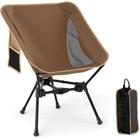 Montage rapide chaise de camping pliante portable, aluminium 7075, tissu respirant, avec sac de transport (1/5)