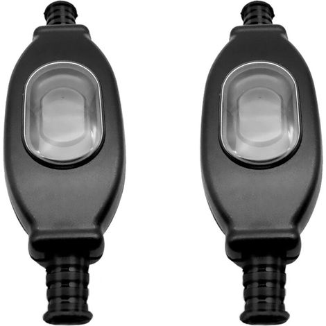 Power Cord Switch, 2 Pack 250V Waterproof Cord Switch, IP65 Certification, Dustproof and Waterproof Cord Switch for Lamps, Electrical Appliances, Transformers