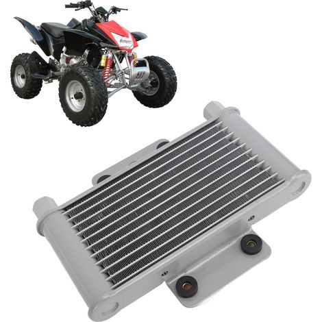 Motorradmodifikation: zylindrischer Ölkühler mit vier Löchern auf jeder Seite, geeignet für Motorräder, Geländefahrzeuge und Quads. (1/5)