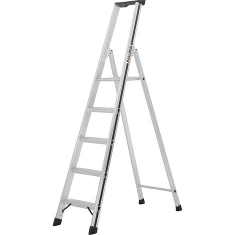 Hymer Stufenstehleiter 5Stufen Standhöhe 1,12m 5 Stufen Standhöhe 1,12 m (1/5)