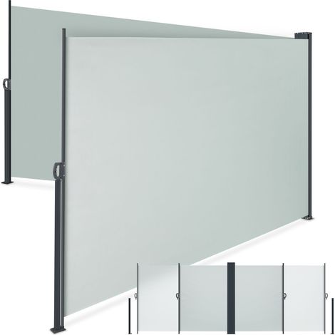 Store latéral double extensible, avec mécanisme d'enroulement 160 x 600 cm