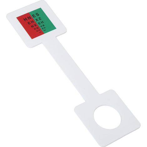 Testeur de vision étanche à lamination mate épaisse, outil de test de vision pour femmes et hommes (1/5)