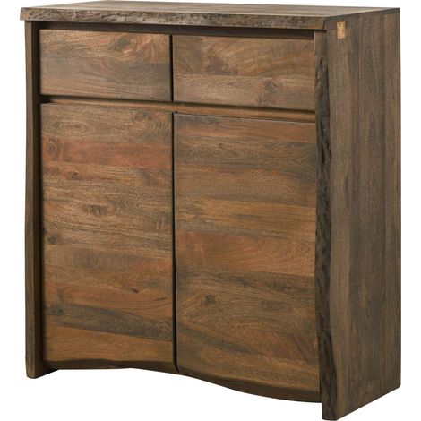 Highboard Mango 100x48x111 braun geölt PURE MANGO 201