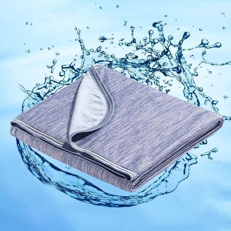 Couverture Rafraîchissante Été, Fibres Absorbant Chaleur, Double Face, Légère et Douce pour Personnes qui ont Chaud la Nuit (1/5)