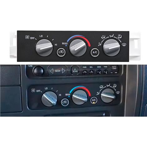 599-007 is an air conditioning control switch for a Chevrolet pickup truck from model years 1996-1999.