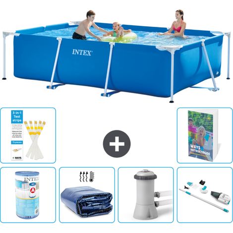 Rechteckiger Frame Pool - 300x200x75 cm - 7-teilig S27