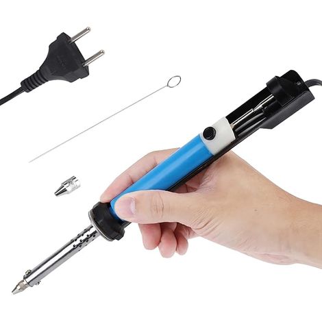Electric Soldering Iron, Precision Tin Soldering Iron, Soldering Iron Kit, Electric Desoldering Pump Handle Soldering Tool, 220V, 40W (1/5)
