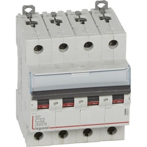 Interruttore automatico DX3 6/10kA-C 4P 32A