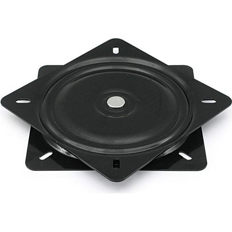 plato giratoria albora cuadrado 250x250 negro (soporta 280kgs. aprox.)