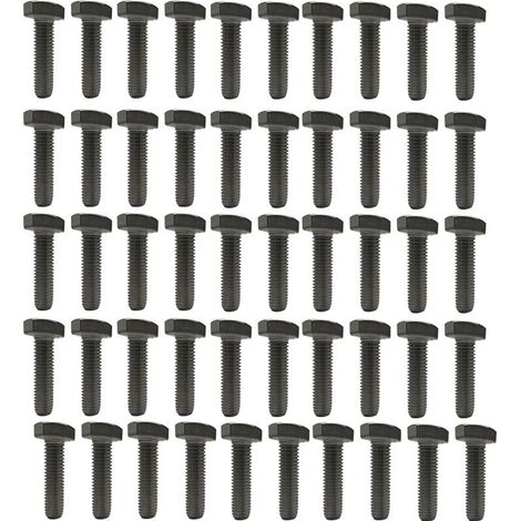50 vis 8 x 30 mm hexagonales inox a4 aisi 316