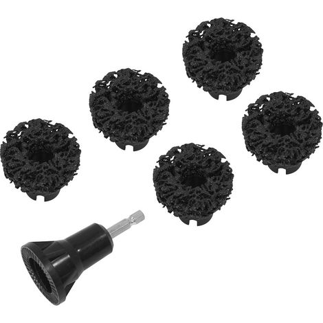 Sealey VS8005 Stud Hub Cleaner Set 6pc