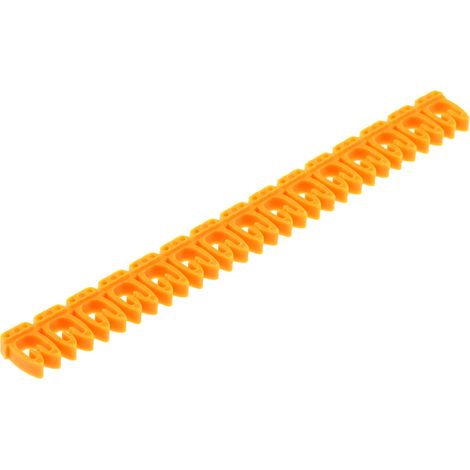 Repère câble Clipsable, texte : N  Z, Noir sur Jaune ( Prix pour Sachet de 195 ) (1/2)