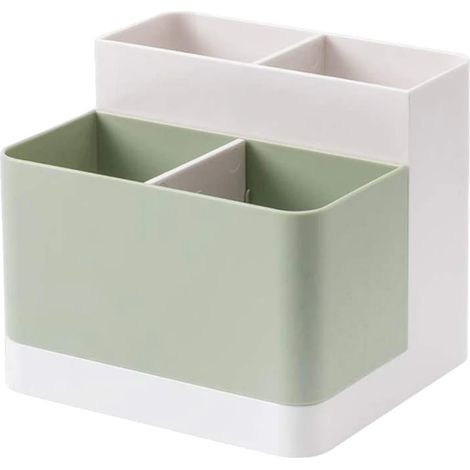 Organiseur de bureau, boîte de rangement pour crayons et cartes, pour bureau, fournitures de bureau, coiffeuse (1/5)