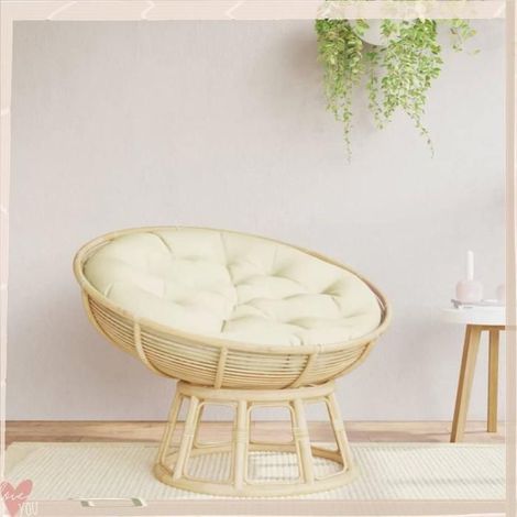 Coussin rond d'extérieur - VINGVO - 361964 - Tissu Oxford résistant à l'eau - Ø100 cm - Hauteur 11 cm (1/5)