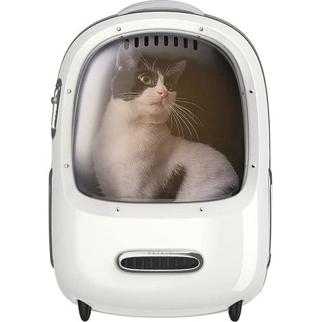 Petkit – Sac à dos pour chat et chiots – Ventilation intégrée – Conception ergonomique – Taille 33x20x45cm – Charge max 7,7kg – Imperméable et léger