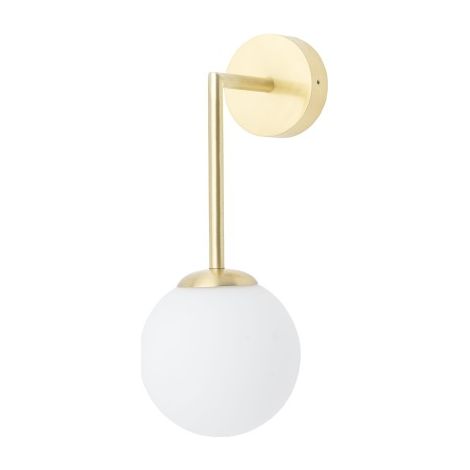 Applique ottone sfera bianca 5W AGAVE Nowodvorski 10526