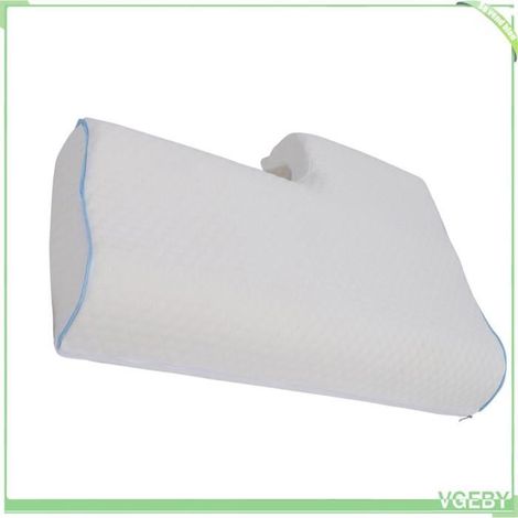 Oreiller pour couples - FAFEICY - Modèle ergonomique - Mousse à mémoire respirante - Conception incurvée - Réduction pression bras (1/5)