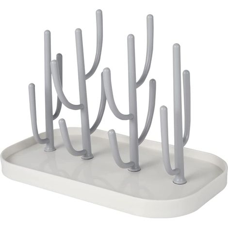 Egoutte biberons arbre Bébé Egouttoir de Biberon Support de Séchage à Bouteille Détachable Blanc (1/4)