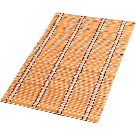 Lot de 4 Sets de Table en Bambou Naturel, rustiques, antidérapants et résistants à la Chaleur pour Cuisine (1/4)