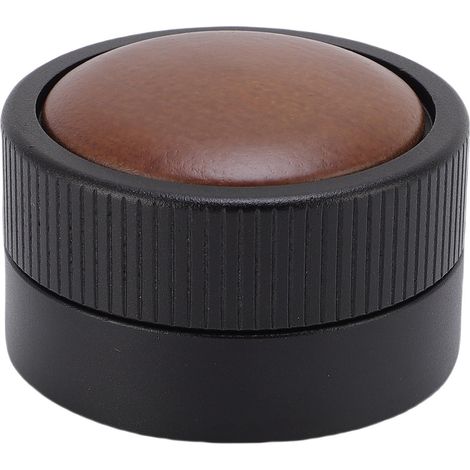 Tamper à café distributeur en acier inoxydable et bois, outil de distribution de café adaptatif par gravité, niveleur pour café et maison, 51 mm/2 pouces (1/5)