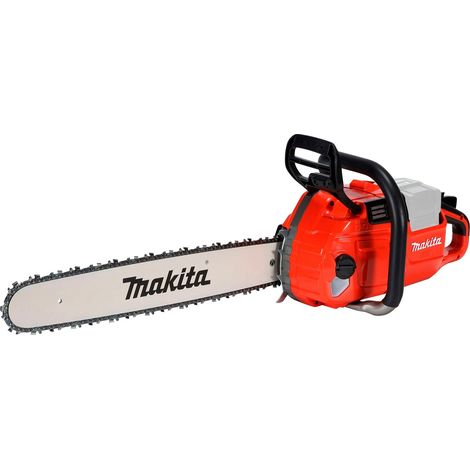 Makita Akku-Kettensäge UC030GZ03, 40 V, signalrot, incl. Zubehör, Karton (1/4)