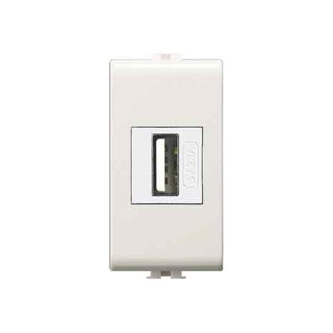 ALIMENTADOR EMPOTRADO USB 'EASY' Blanco
