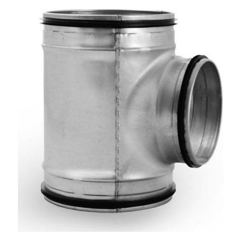 Lüftungsanschluss alnor tpcl-160-160 Edelstahl 90°