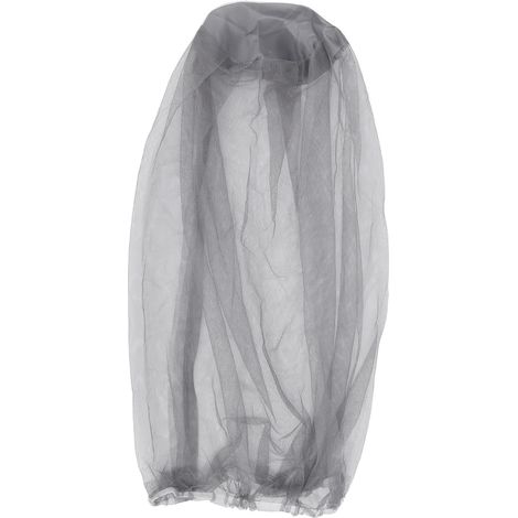 Bonnet anti-moustiques nylon gris, filet de pêche nocturne anti-insectes, respirant, écran solaire, taille unique. (1/5)