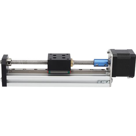 Table coulissante à mouvement linéaire BACHIN, guidage sur rail CNC, pas de 1,8°, longueur 200 mm (1/5)